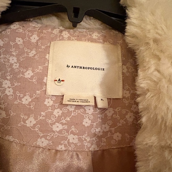 EUC Anthropologie ombre FAUX fur button up jacket 🧥 30” long - Picture 3 of 6